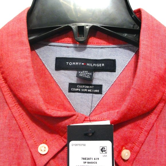 Tommy Hilfiger Other - Tommy Hilfiger SS XXL Custom Fit Fade Red NEW